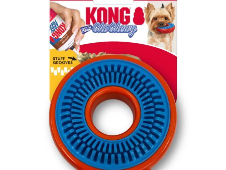 KONG ChiChewy Zippz Dog Toy Ring 1ea SM on Sale