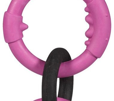 JW Pet Big Mouth Triple Ring Dog Toy Multi-Color 1ea LG For Cheap