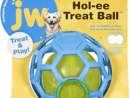 JW Pet Hol-ee Treat Ball Dog Toy Assorted 1ea One Size Fashion