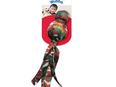 KONG Camo Wubba Dog Toy Assorted 1ea LG Cheap