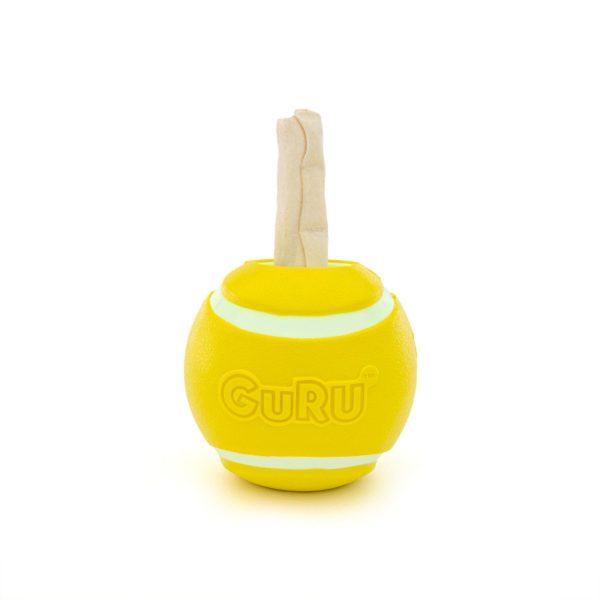 GURU Tennis Treat Holder Ball Dog Toy 1ea MD Hot on Sale