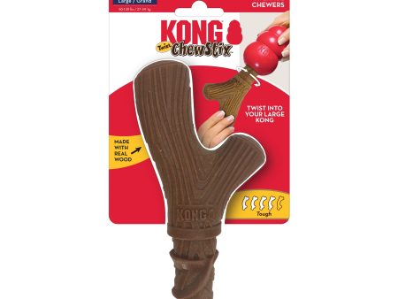 KONG ChewStix Twist Dog Chew 1ea LG Fashion