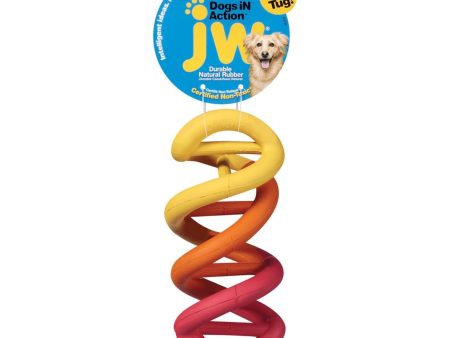 JW Pet Dogs in Action Rubber Dog Toy Multi-Color 1ea LG on Sale