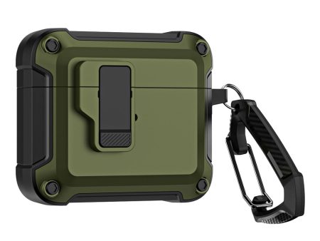 AirPods 4 Case Cover (2024) with Secure Lock Clip | Rugged Armor Shockproof Hard Shell Design |Green Hot on Sale