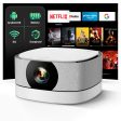 Mini Portable Projector with 5G WiFi & Bluetooth [ Battery Powered Projector] 300 ANSI Smart Projector 4K Support 1080P | Home Video Projector on Sale