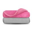 Makeup Remover Cloth Reusable Microfiber Face Towel Washable, Facial Cleansing Cloths [Grey & Pink] Online Hot Sale