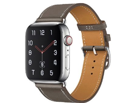 Apple Watch 41mm   40mm   38mm | Leather Watch Band Strap | Brown2 Online Sale