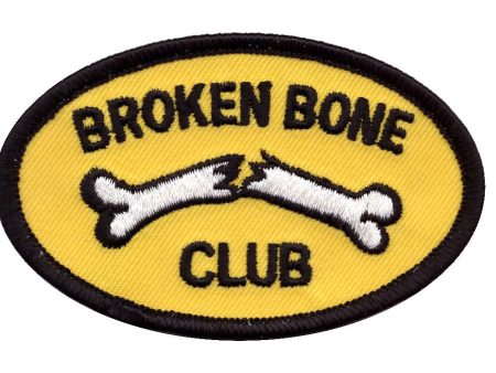 Broken Bone Club Biker Motorcycle Jacket Patch Discount