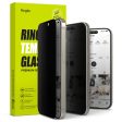 iPhone 15 Pro Screen Protector | Privacy Tempered Glass Screen Guard With Installation Jig Supply