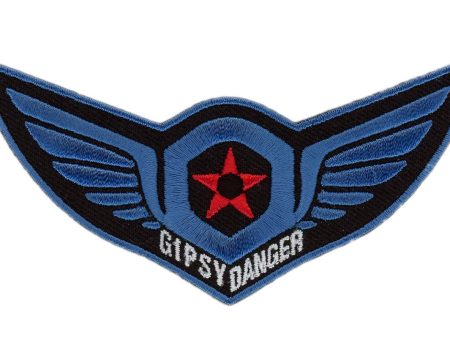 Velcro Gipsy Danger Wings Pacific Rim Movie Alien Monster Kaiju Jaeger Patch on Sale