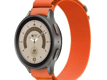 Alpine Loop Straps| Samsung Galaxy Watch 5 40mm 44mm Galaxy Pro 5 45mm Galaxy Watch 4 40mm 44mm | Orange Cheap