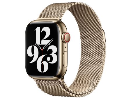 Apple Watch 41mm   40mm   38mm | Milanese Loop Metal Bands |Gold For Sale