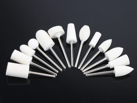 12pcs Wool Stainless Steel Nail Drill Bit Sale