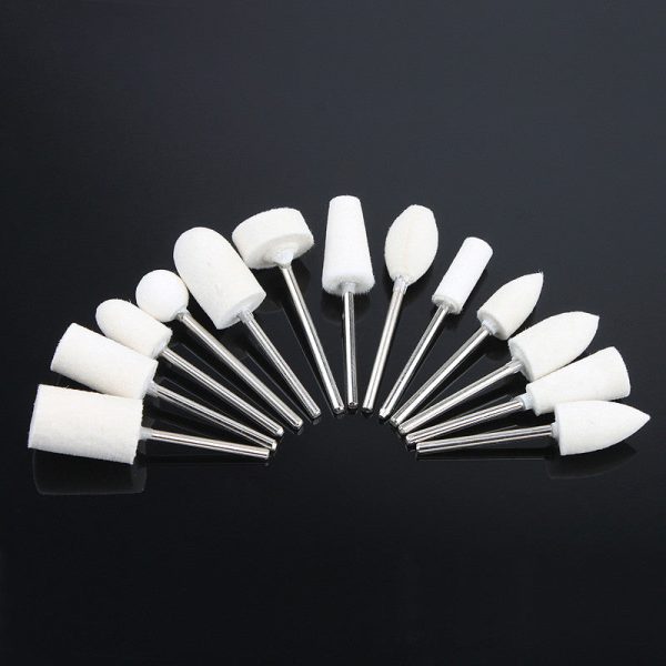 12pcs Wool Stainless Steel Nail Drill Bit Sale