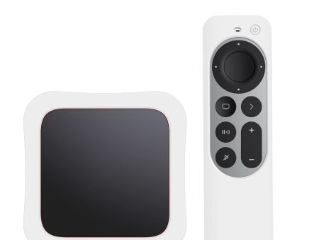 Apple TV 2021 Silicone Remote Sleeves  2nd Generation  + TV Box Case Skin |  White Online