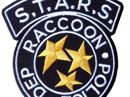 Black Resident Evil Raccoon City STARS Police Cosplay Patch Cheap