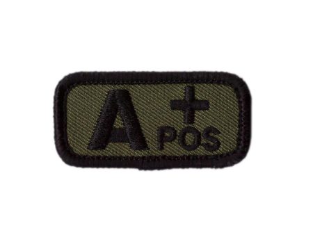 CAMO Blood type A + positive Badge Tactical US Army Patch Sale