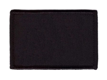 3 x 2  Blank Printable Black Tactical Patch Hot on Sale