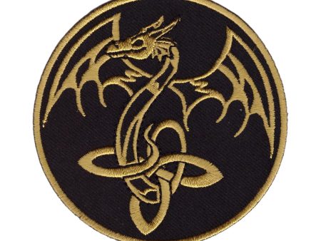 Celtic Dragon Viking Theme Patch Fashion