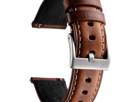 20mm Watch Bands Leather Bands | Samsung Galaxy Watch 6 5 4 Band 40  44mm, Galaxy Watch 6 Classic Bands 43m 47mm| Light Brown Fashion