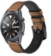 Samsung Galaxy Watch 3 45mm  46mm   Gear S3 Frontier   Classic   Watch GT 2 46mm | 22mm Soft Leather Strap | Dark Brown Supply