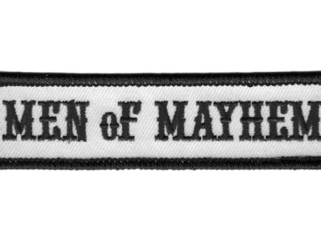 Black Men of Mayhem SOA Sons of Anarchy Biker Jacket Patch Hot on Sale