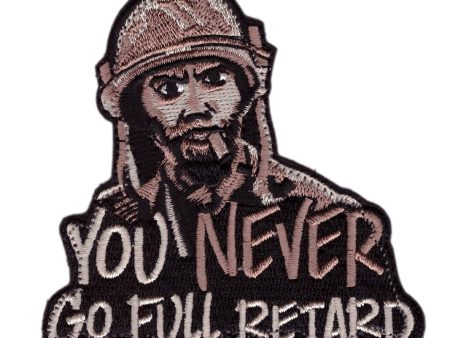 You Never Go Full Tropic Thunder Morale Funny Tactical Patch on Sale