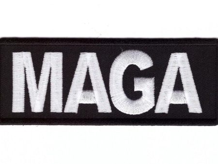 Black MAGA Make America Great Again Jacket Biker Patch Cheap