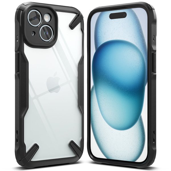 iPhone 15 Plus Case Cover| Fusion-X Series | Black Supply