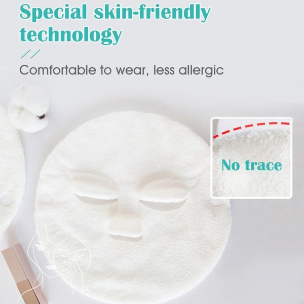 (Pack of 2) Reusable Face Towel Masks Cold Hot Anti-Aging Facial Steamer For Sale