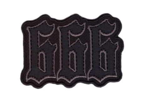 666 Number of Devil Antichrist Biker Punk Rock Patch Supply