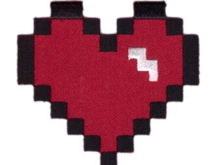 8 bit Red Heart Patch Online Sale