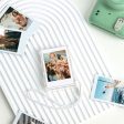 (Set of 2) Mini Photo Holder Storage Case , 3 inch Photo Pouch Instant Camera Film Accessories w Wrist Lanyard For Cheap