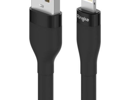 Fast Charging Pastel Cable | USB Type A to Lightning |  1.2m  Black Sale