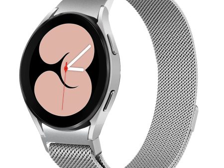 20mm Samsung Galaxy Watch 4 | Milanese Watch Band Strap  | Silver Sale