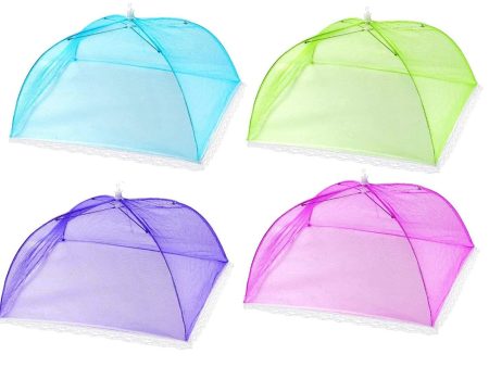 Mesh Food Cover Tent [ Large Size ] Umbrella Food Cover |Multi For Sale