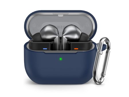 Samsung Galaxy Buds 3 Pro   Samsung Galaxy Buds 3 Case Cover | Silicone Protective Headphone case - Dark Blue Supply