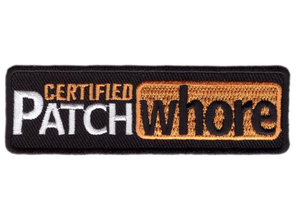 Velcro Certified Patch Wh*re Collector Morale Gear Achievement Tactical Badge Sale