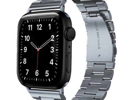 Apple Watch 41mm   40mm   38mm | Metal Watch Band Strap | Grey Hot on Sale