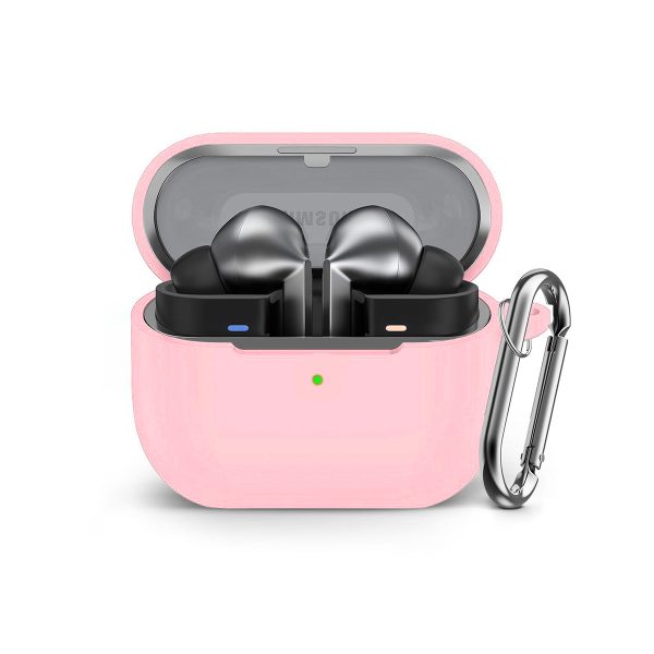 Samsung Galaxy Buds 3 Pro   Samsung Galaxy Buds 3 Case Cover | Silicone Protective Headphone case - Pink Cheap