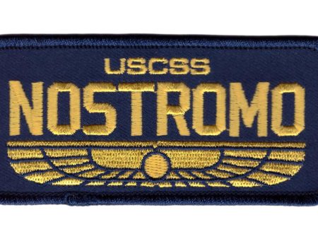 Navy Blue Nostromo Name Ship Crew Cosplay Gear Rucking Patch Supply