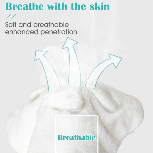 (Pack of 2) Reusable Face Towel Masks Cold Hot Anti-Aging Facial Steamer For Sale