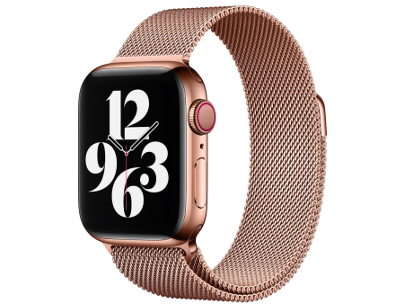 Apple Watch 41mm   40mm   38mm | Milanese Loop Metal Bands |Rose Gold Hot on Sale