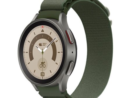 Alpine Loop Straps| Samsung Galaxy Watch 5 40mm 44mm Galaxy Pro 5 45mm Galaxy Watch 4 40mm 44mm | Green Online now