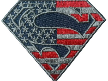 Velcro Superman S Shield Flag Logo Subdued Tactical Morale on Sale