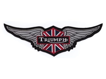 Triumph Wings British Motorcycle Biker Jacket Patch Fashion