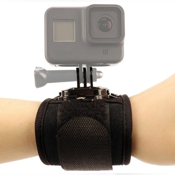 Adjustable Wrist Strap Mount, 360 Degree Rotating Arm Band Holder for GoPro Hero 11 10 9 8 7 6 5s 5 4s 4 3+ and More Camera Accessories For Sale