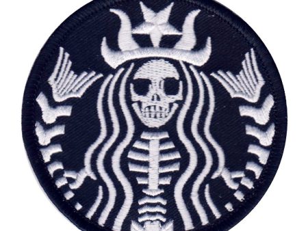 Velcro Dead Barista Mermaid Rockabilly Zombie Tactical Morale Patch Online Sale