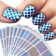 12 Sheets New Nail Hollowtencil Reusable  Stickers Online Hot Sale