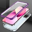 Apple iPhone 13 Pro Max Case | Marble Shockproof Bumper Stylish Slim Phone Cases | Purple Marble Online Sale